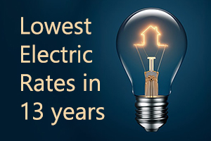 We have the lowest electric rates in Texas