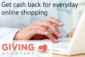 Get cash back while shopping online with Giving Assistant